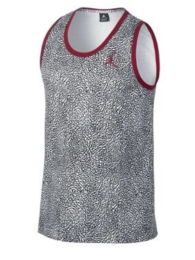 JORDAN FLY ELEPHANT PRINT SLEEVELESS MEN’S SHIRT Size Medium